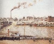 Camille Pissarro View of Rouen France oil painting artist